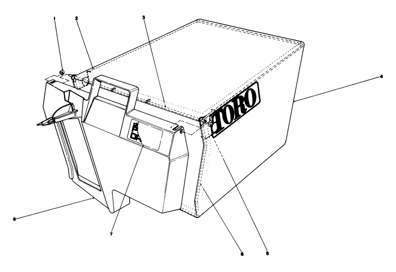 Grass Bag Assembly N0 11 0189
