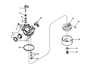 Carburetor No 632050