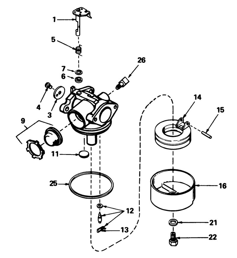 Carburetor No 632098