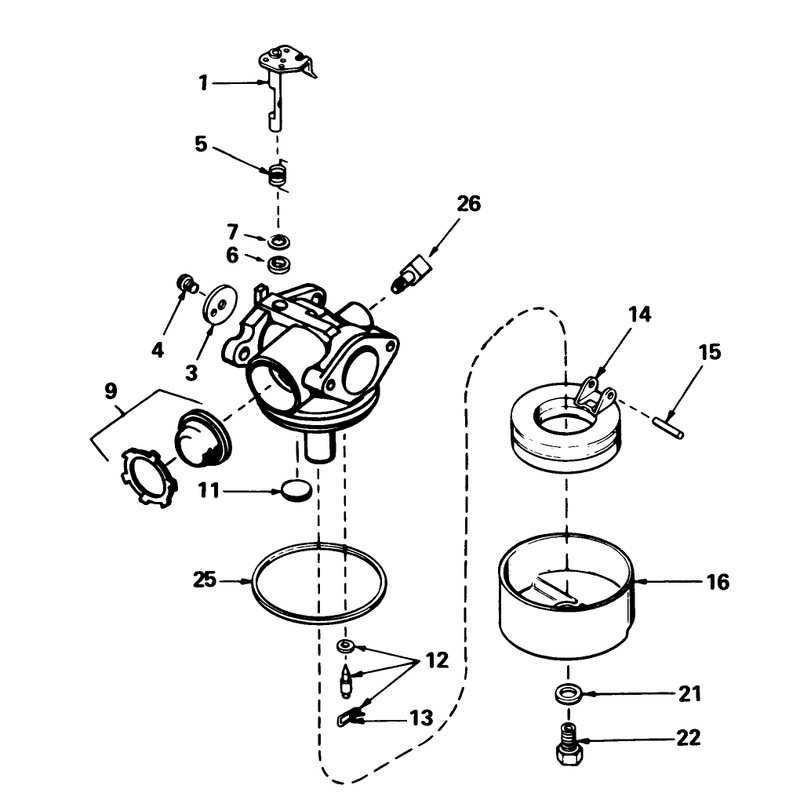 Carburetor No 632098
