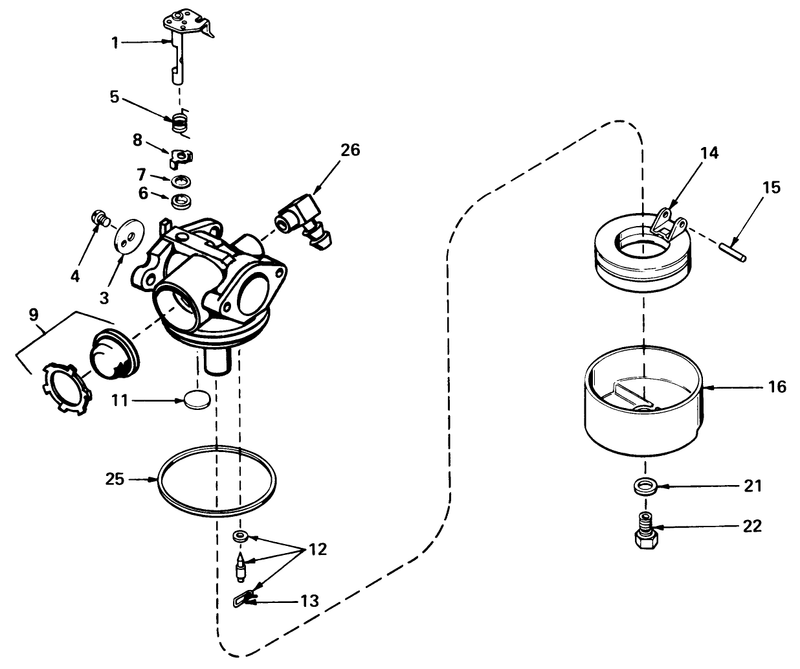 Carburetor No 632050