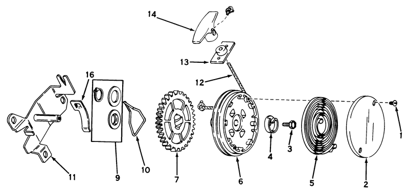 Rewind Starter No 590450a
