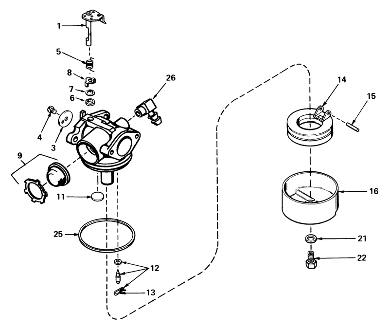 Carburetor No 632050