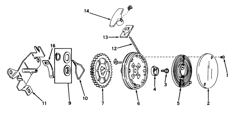 Rewind Starter No 590450a