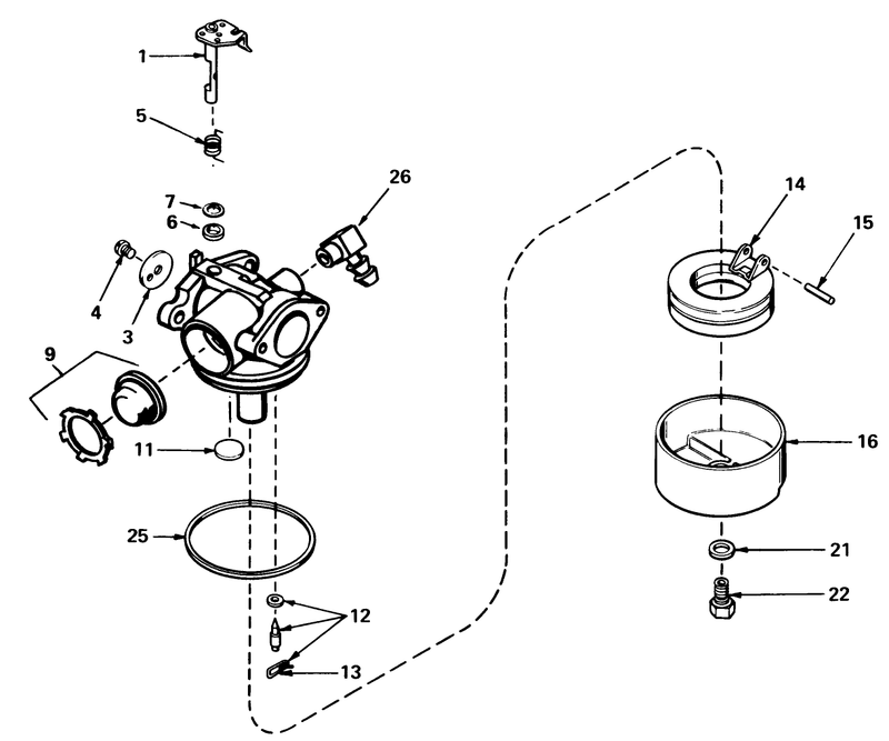 Carburetor No 632050