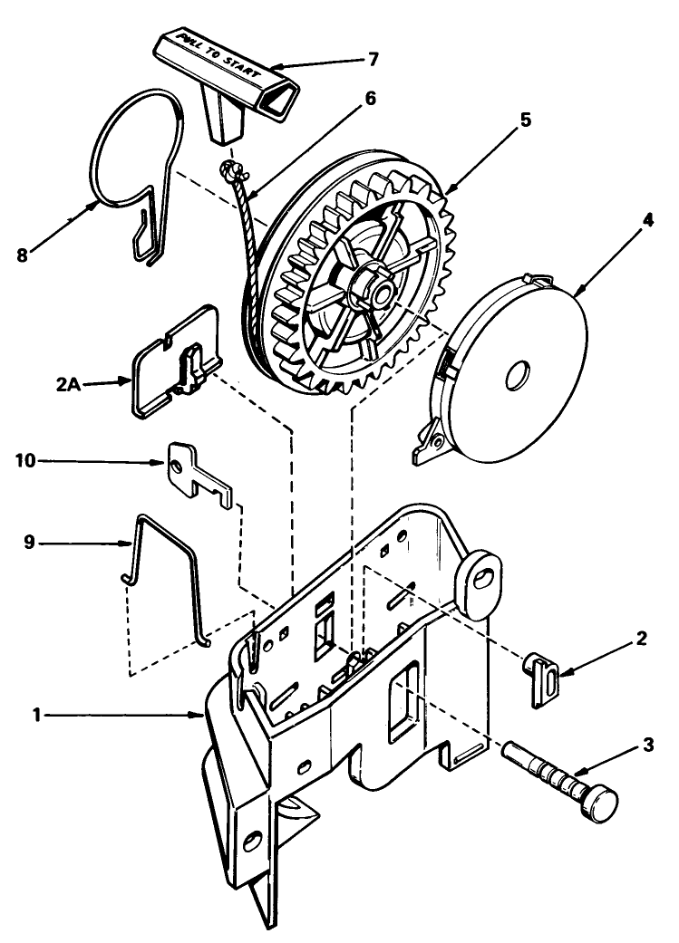Rewind Starter No 590531