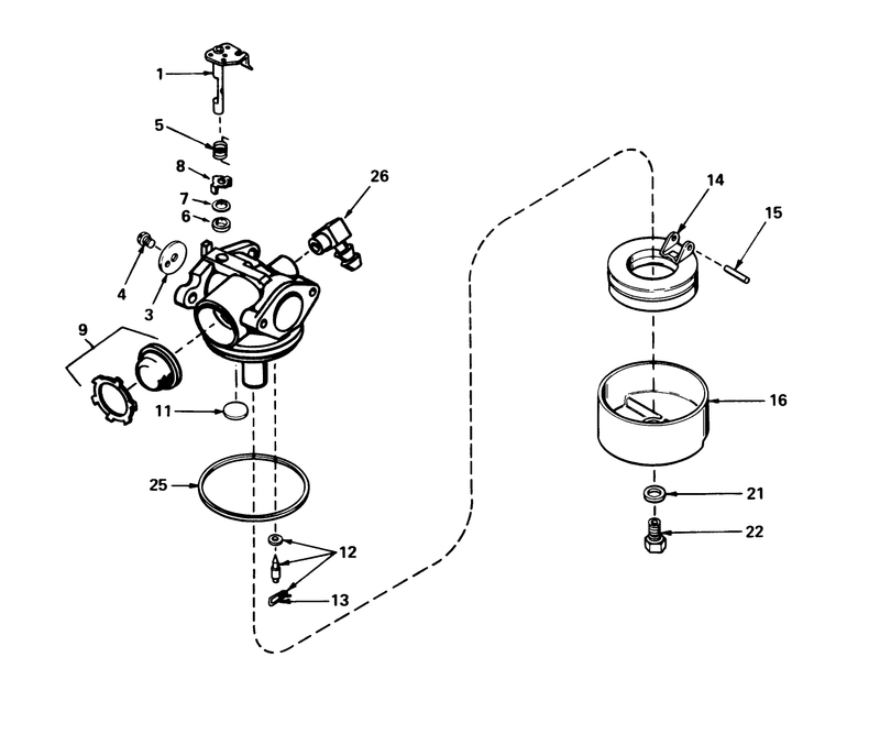 Carburetor No 632050