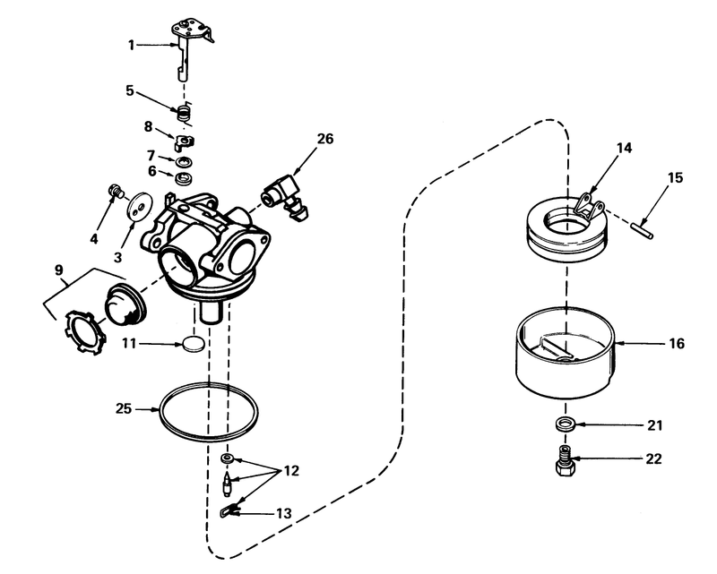 Carburetor No 632050