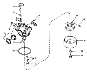 Carburetor No 632050