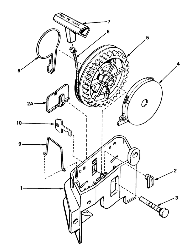 Rewind Starter No 590531