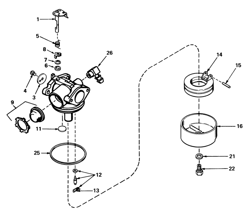Carburetor No 632050