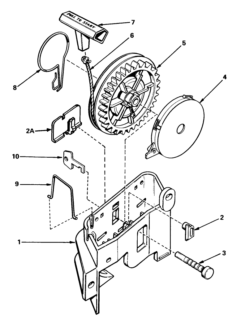 Rewind Starter No 590531