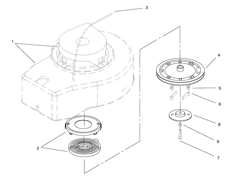 Shroud and Recoil Assembly