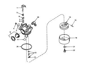 Carburetor No 632050