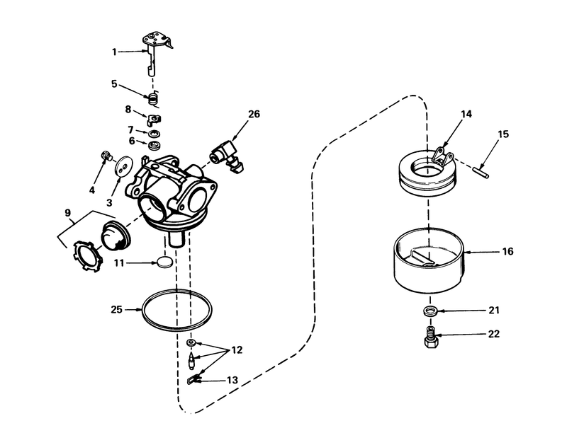 Carburetor No 632050