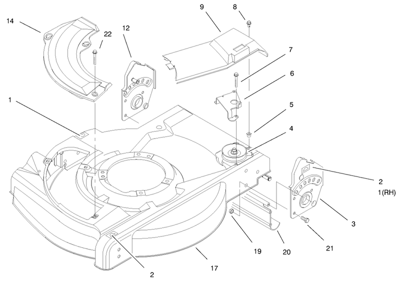Cover and Gear Case Assembly