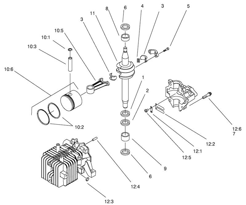 Short Block Assembly No 93 4349