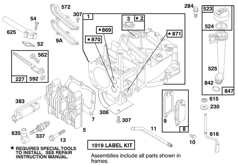 Engine Briggs and Stratton Model 12u802 0639 01