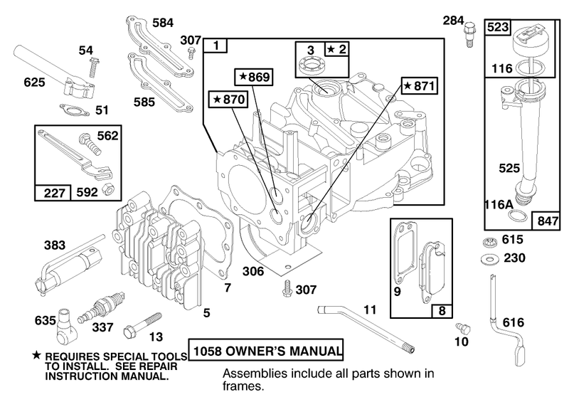 Engine Briggs and Stratton Model 12u802 1739 E1