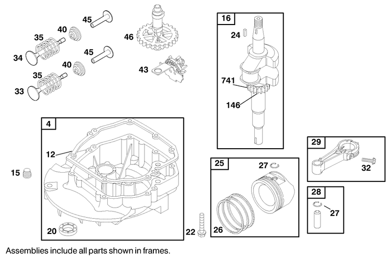 Engine Briggs and Stratton Model 12u802 1740 E1