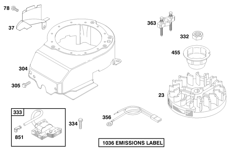 Engine Briggs and Stratton Model 12u802 1740 E1