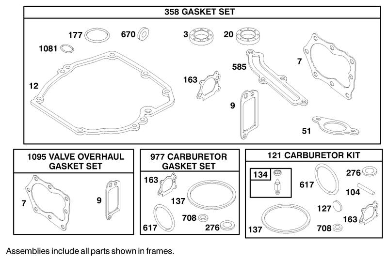 Engine Briggs and Stratton Model 12u802 1740 E1