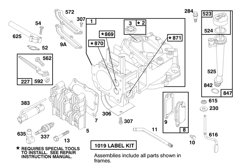 Engine Briggs and Stratton Model 12u802 0639 01