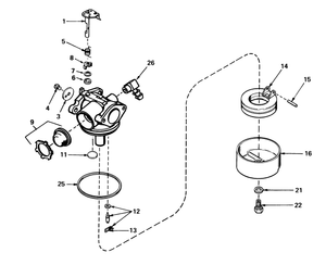 Carburetor No 632050