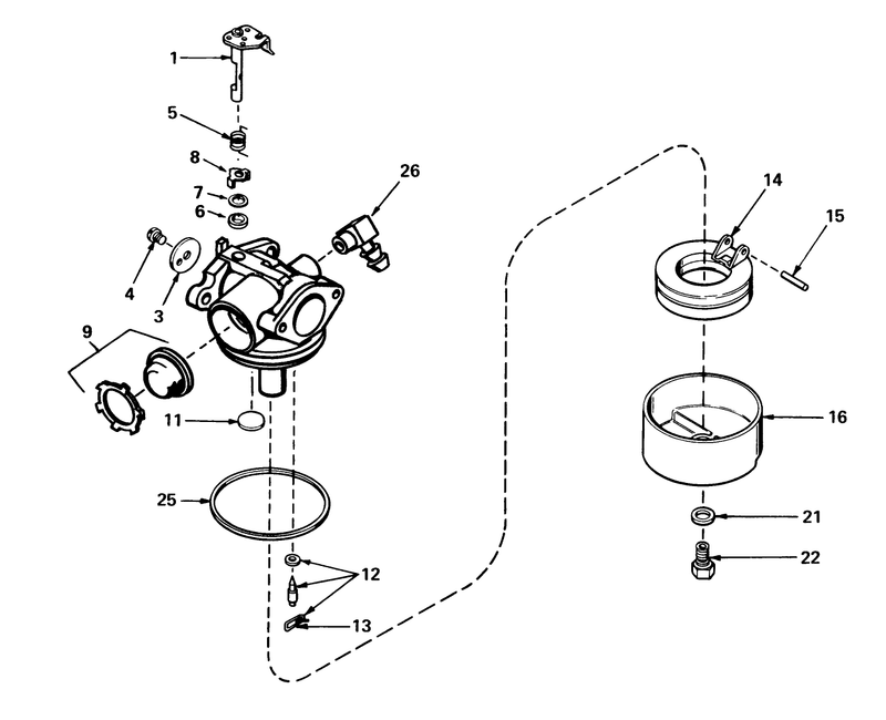 Carburetor No 632050