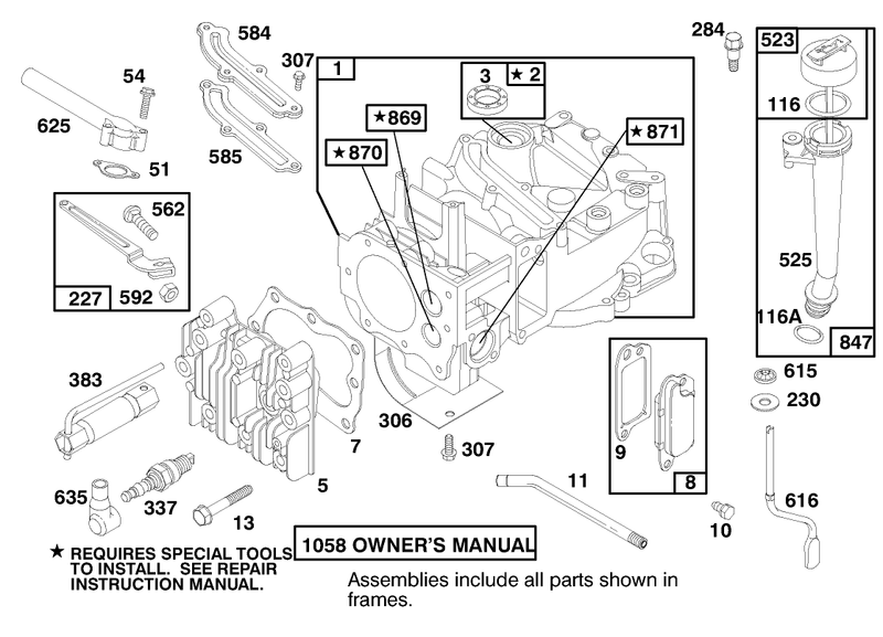 Engine Briggs and Stratton Model 12u802 1739 E1