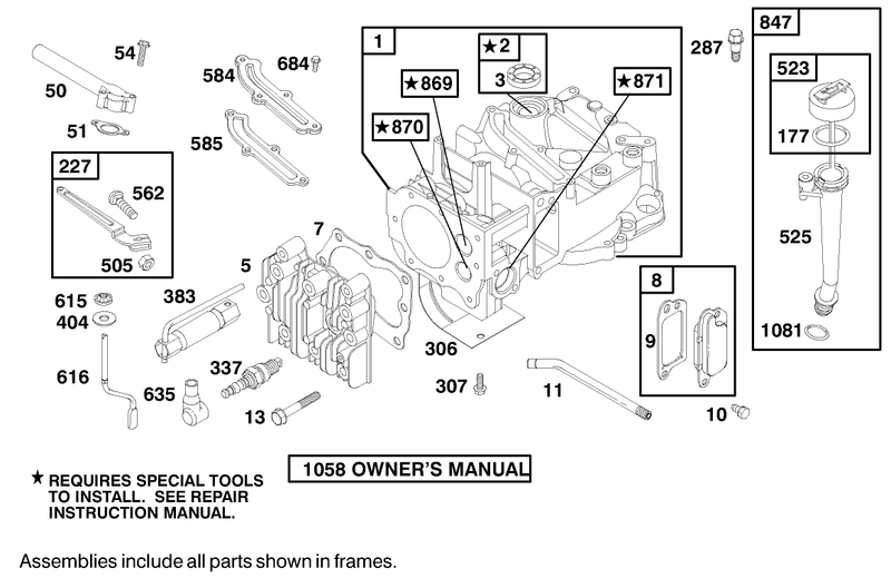Engine Briggs and Stratton Model 12u802 1740 E1