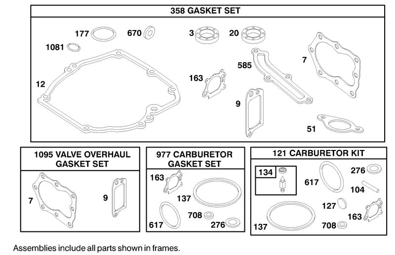 Engine Briggs and Stratton Model 12u802 1740 E1