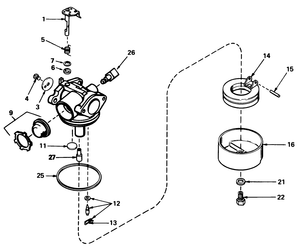 Carburetor No 632050a