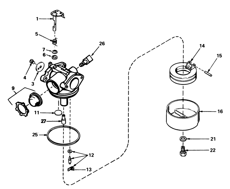 Carburetor No 632050a