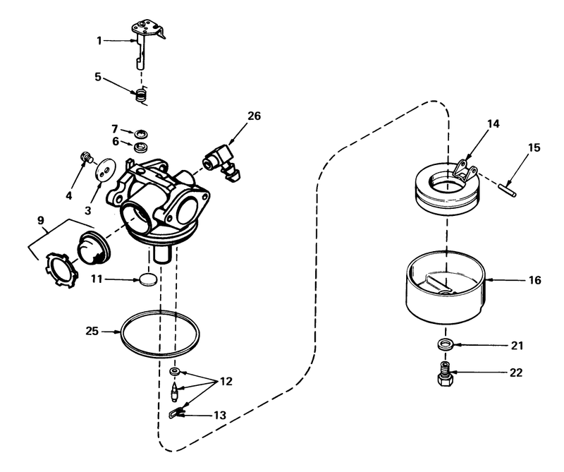 Carburetor No 632050
