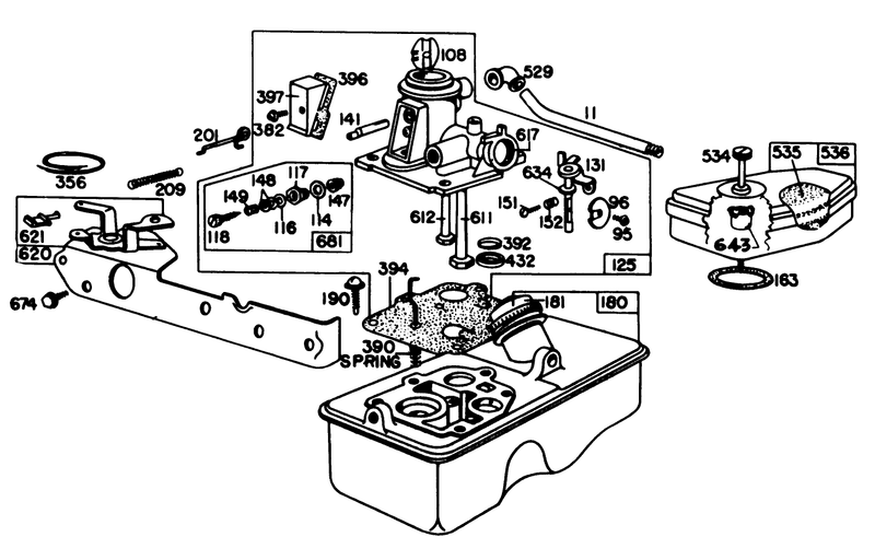 Carburetor Assembly Model 92908 1956 02