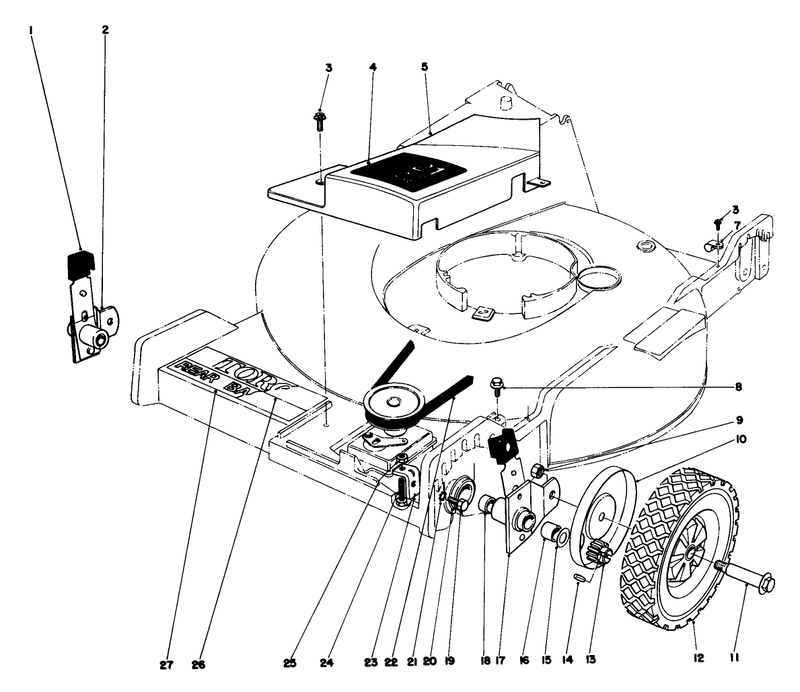 Front Wheel And Pivot Arm Assembly