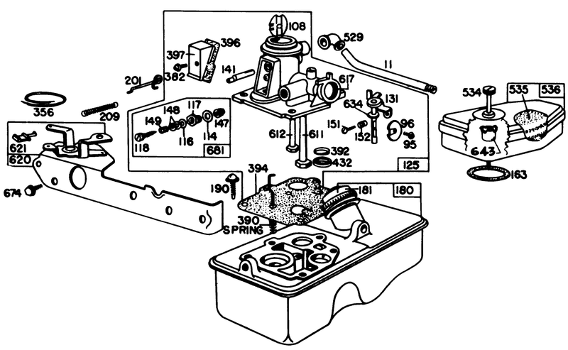 Carburetor Assembly Model 92908 1956 02