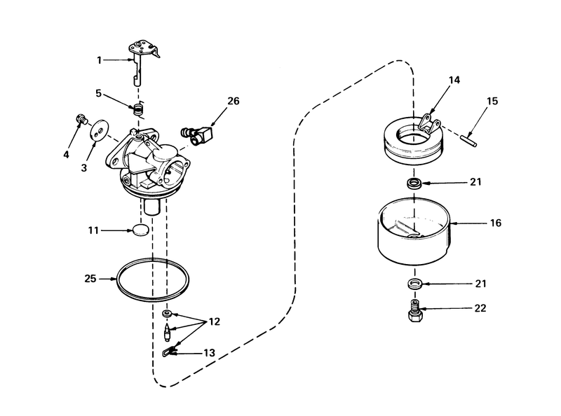 Carburetor No 631831