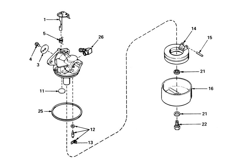 Carburetor No 631831