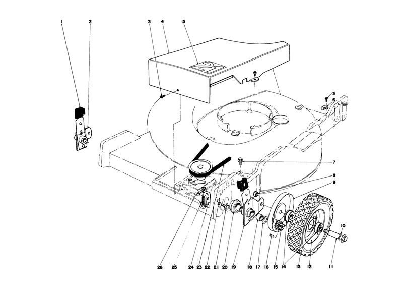 Front Wheel And Pivot Arm Assembly