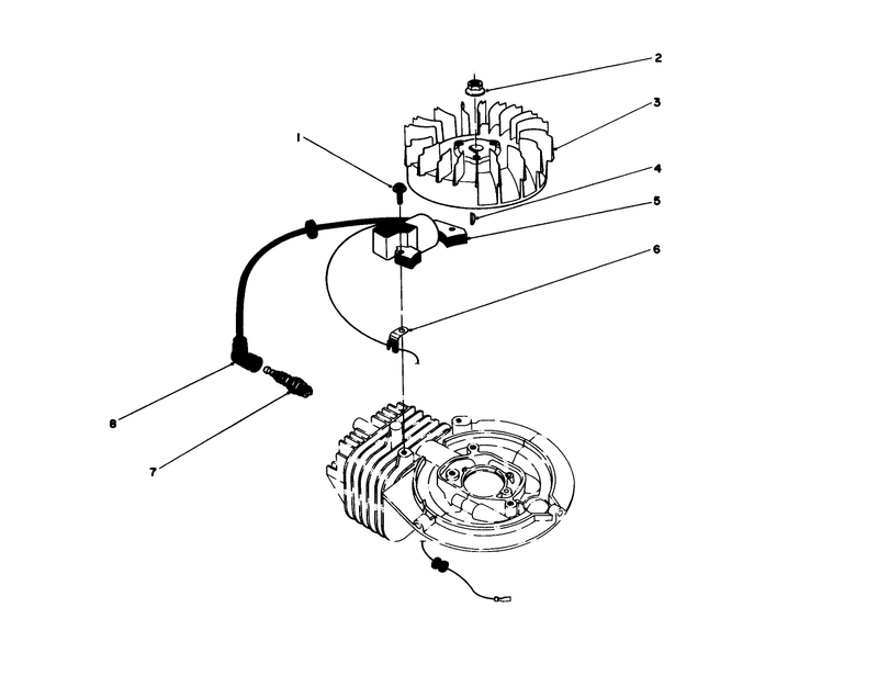 Flywheel and Magneto Assembly