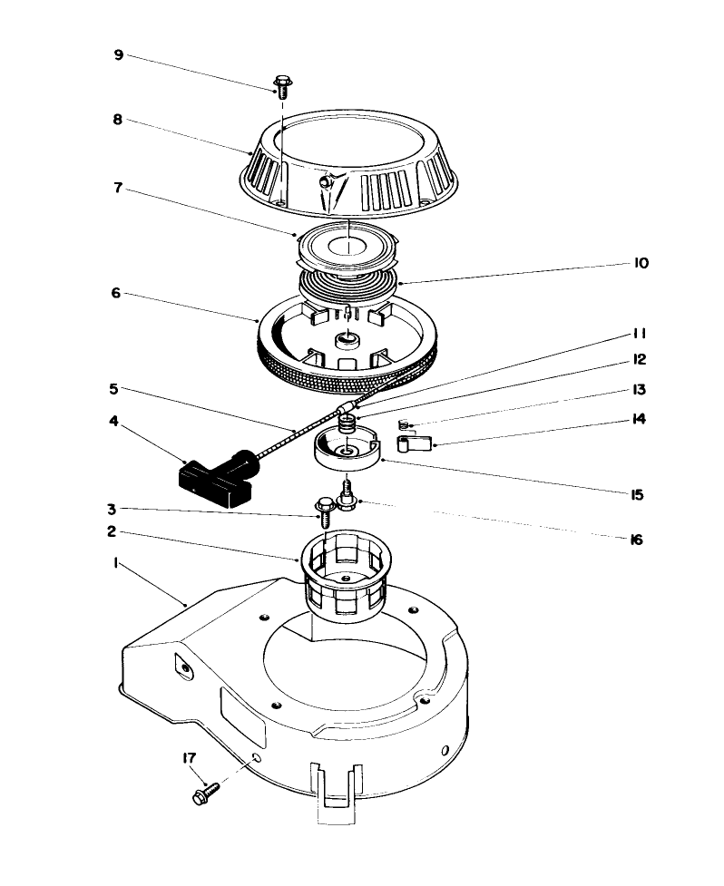 Recoil Assembly engine No 47pg6