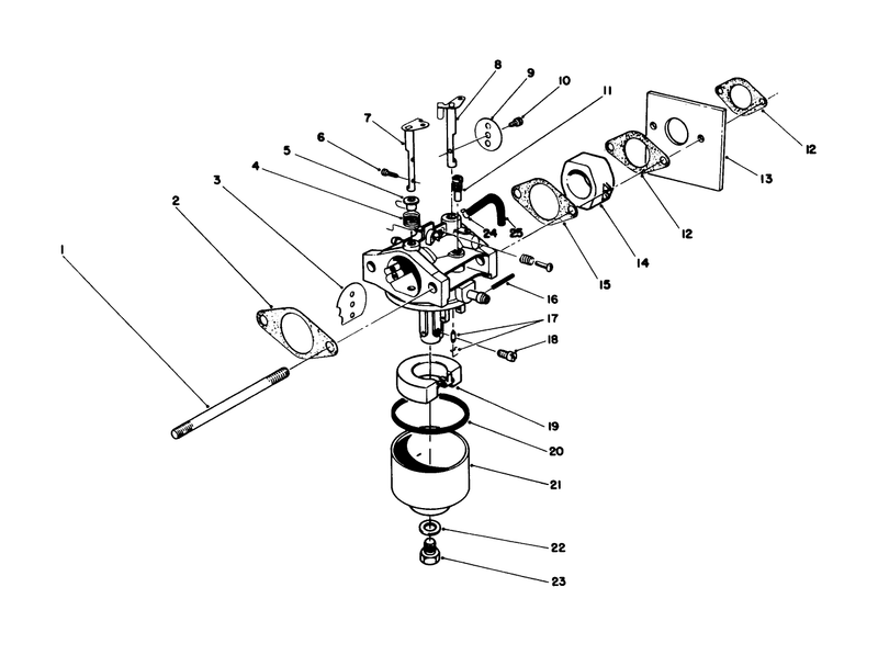Carburetor Assembly engine No 47ph7