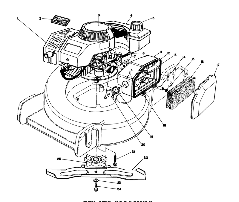Engine Assembly used On Units With Serial No 8000402 and Up