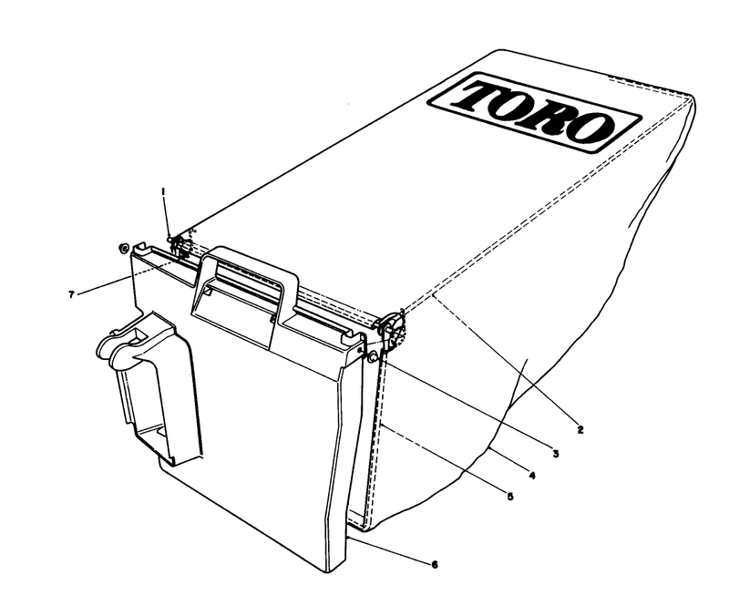 Grass Bag Assembly No 12 8859