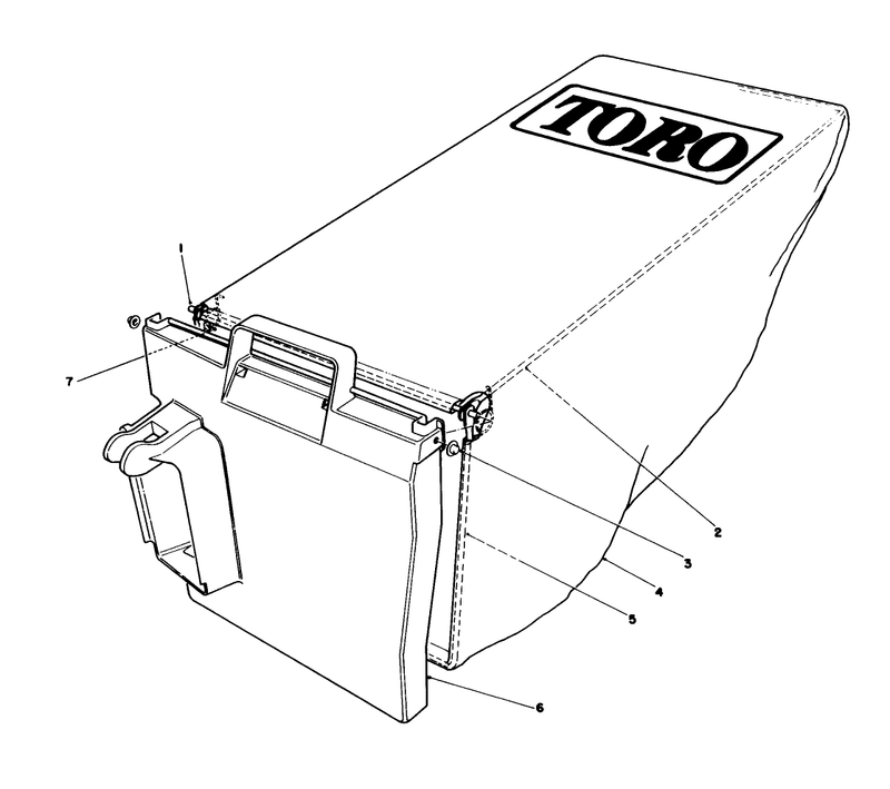 Grass Bag Assembly No 12 8859