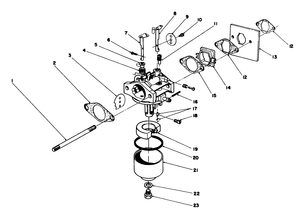 Carburetor Assembly Model No 47pg6