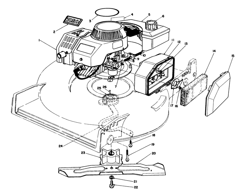 Engine Assembly model No 47pg6