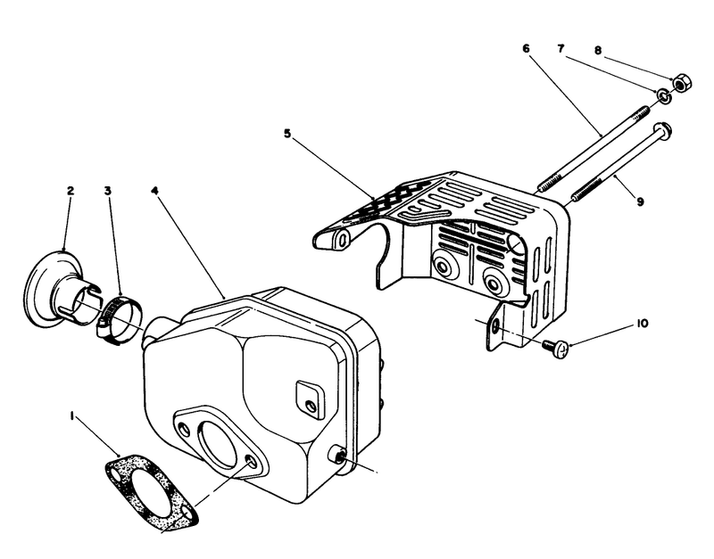 Muffler Assembly model No47pg6